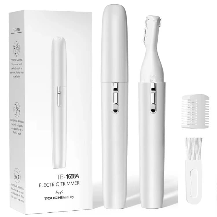 Hot Selling Female Eyebrow Shaver Leather Tools Electric Double Sided Eyebrow Trimmer