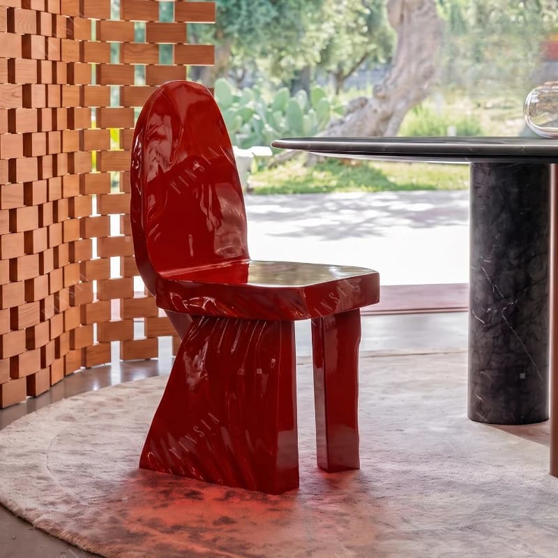 Single Chair Color Dopamine Dining Chair Modern Art Living Room Chair