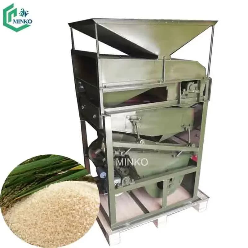 Small Rice Destoner Grain Seed Cleaner Rice Machine