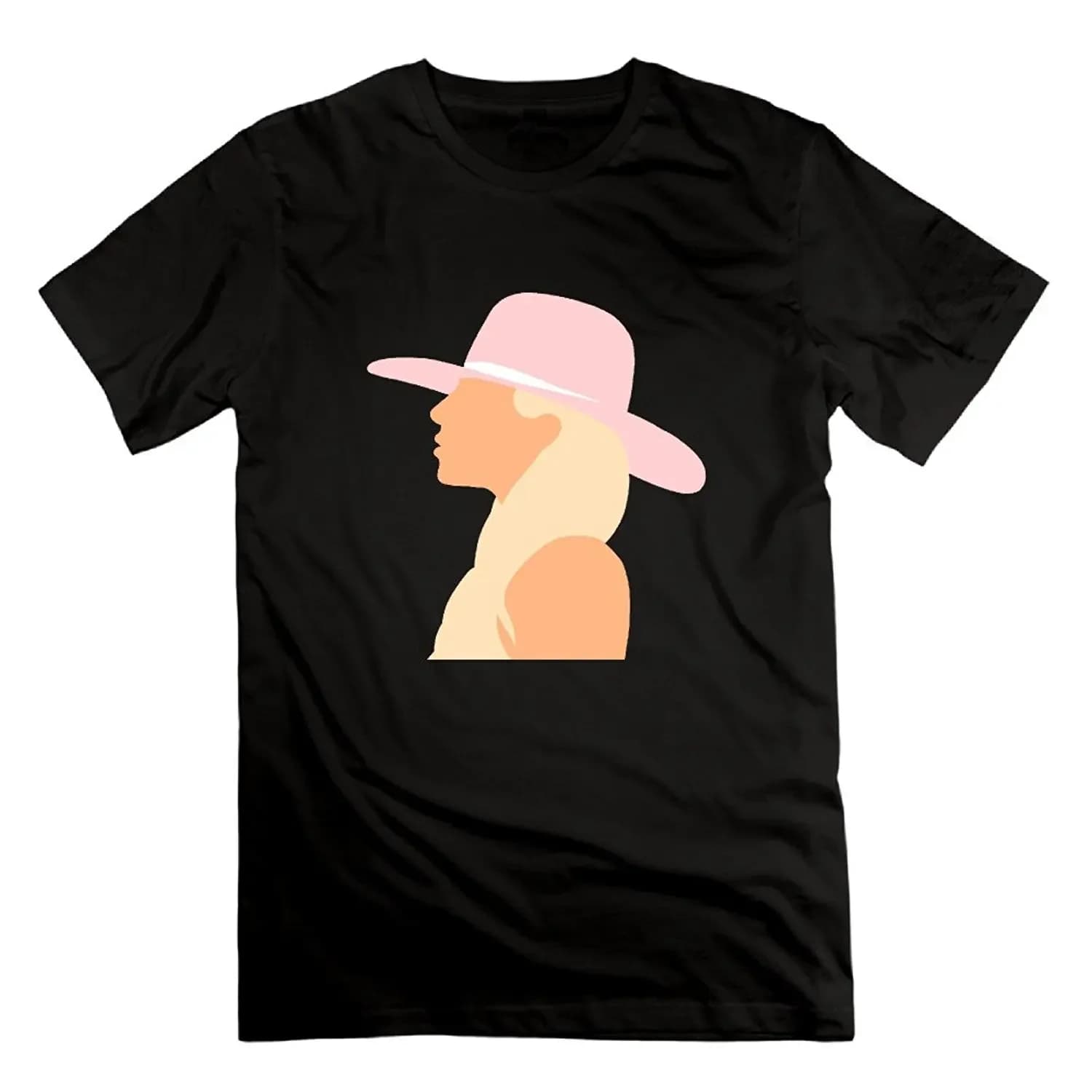 Fashion Gaga Joanne Silhouette Album Poster T-Shirt 100% Cotton O-Neck Short Sleeve Summer Casual Mens T-shirt Streetwear