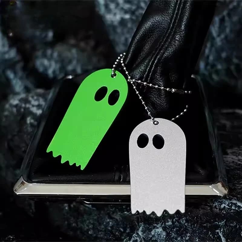 Unique Ghost Car Accessories Jdm Shift Knob Hanging Ornament Keychain