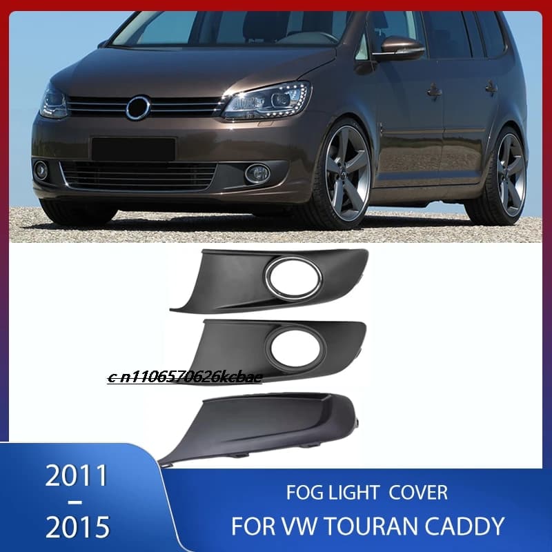 Applicable to Volkswagen Touran Kaidi 11-15 fog lamp frame, fog front bumper lower mesh fog lamp grille cover plate
