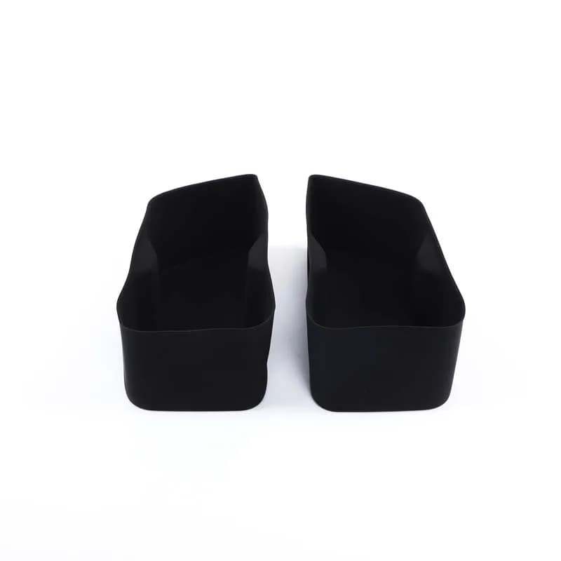For Toyota Grand Highlander 2024-2025 Silicone Black Car Rear Door Water Cup Holder Protective Cover Interior Car Accessories