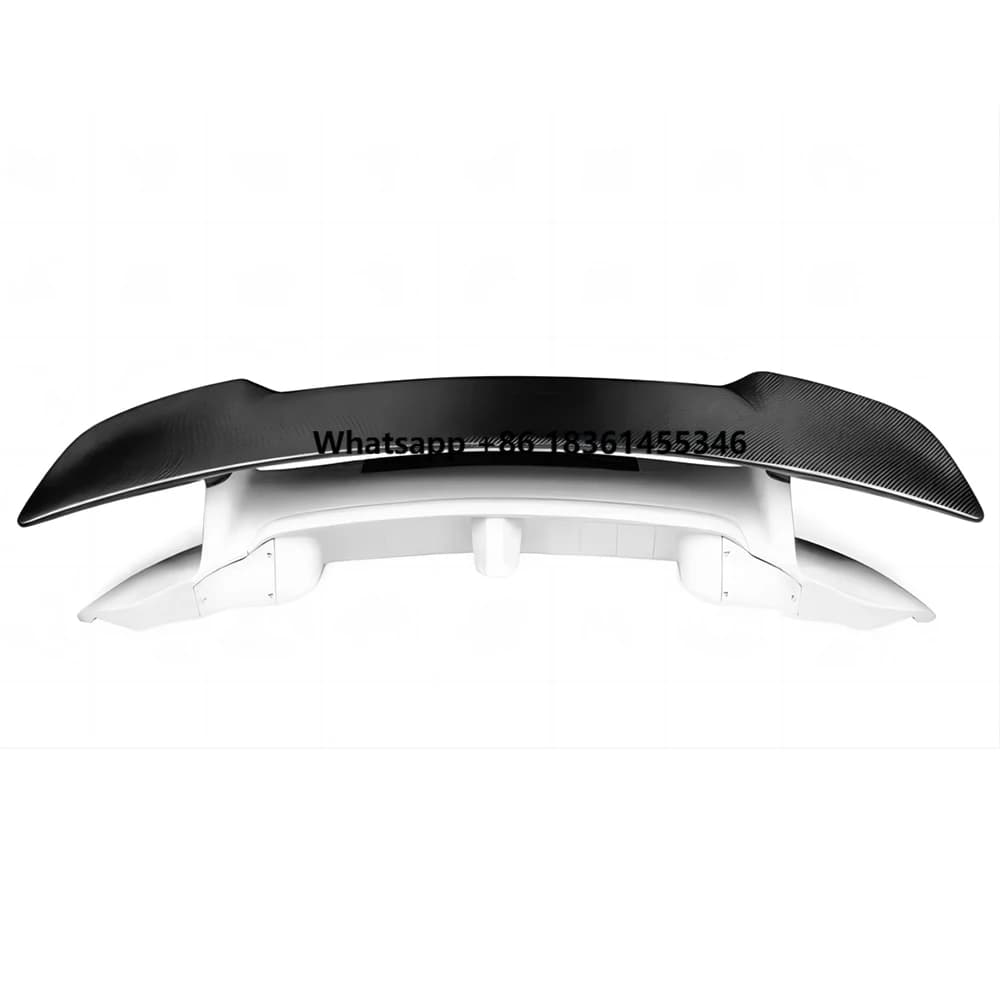 Carbon Fiber Rear Trunk Spoiler Wing Lip Bootlid For 911 992 Carrera 4 4S 19-23 VS Style