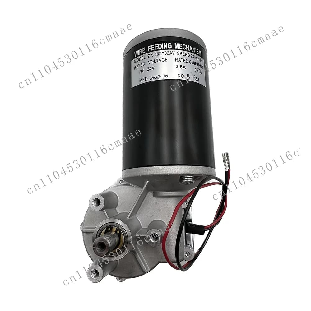 76ZY-02AV ZK-76ZY02AV Wire Feeder Engine Motor DC24/42V 80W 2.0-24 m/min Feeding Speed MIG MAG Welding Machine