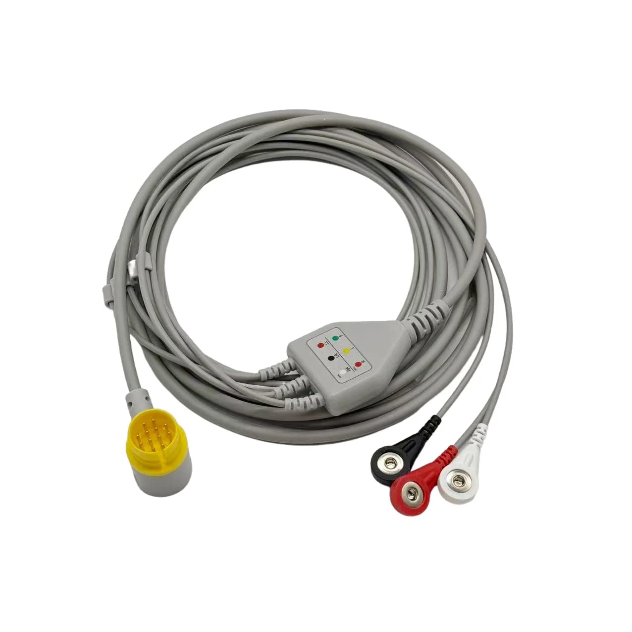 CU-HD1 12Pin One Piece ECG Cable 3 Leads