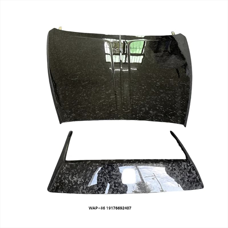 Accessories Cover Forged Carbon Fiber Front Bonnet for Cullinan Upgrade Man-sory Engine Hoods