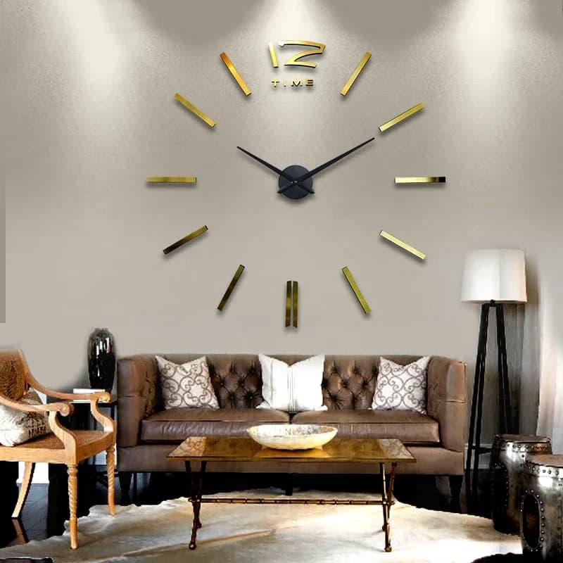 Salon Bedrooms Wall Clocks Living Room China Modern Art Mural Cute Clock Wall Bedrooms Creative Creative Living Room Decoration