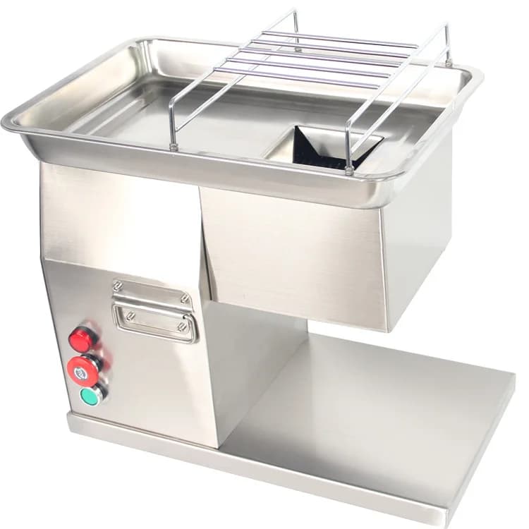 Desktop electric meat cutter, stainless steel meat cutter, commercial catering equipment meat planer