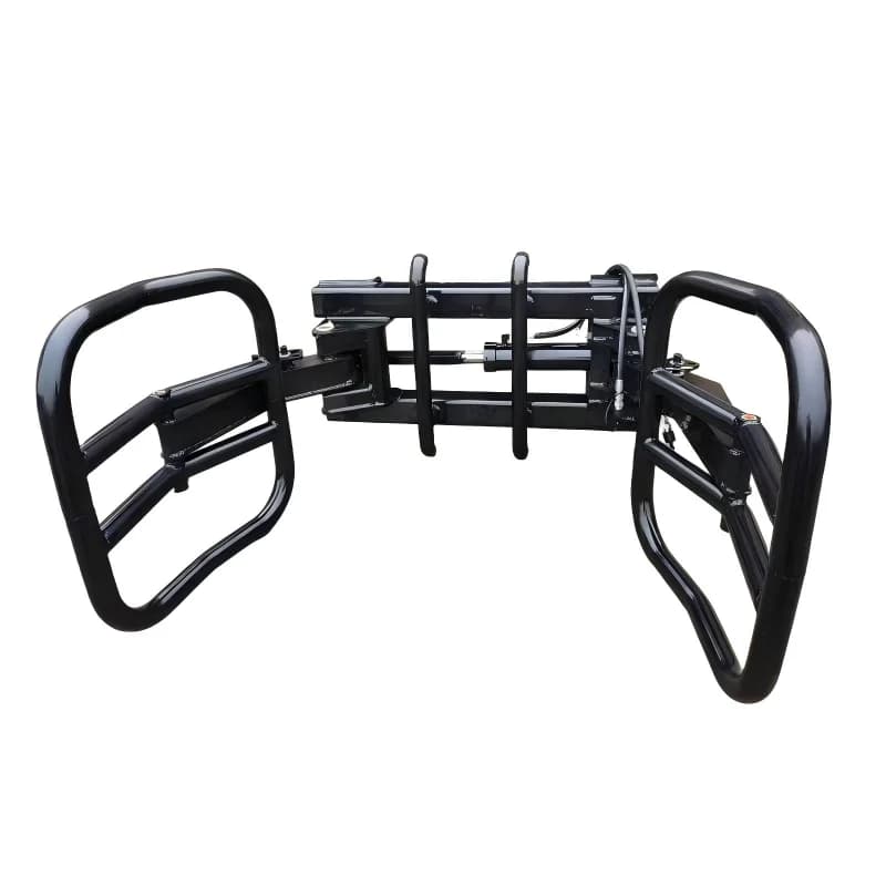 High Capacity Round Bale Grab Claw for Compact Loader Skid Steer Quick Tach