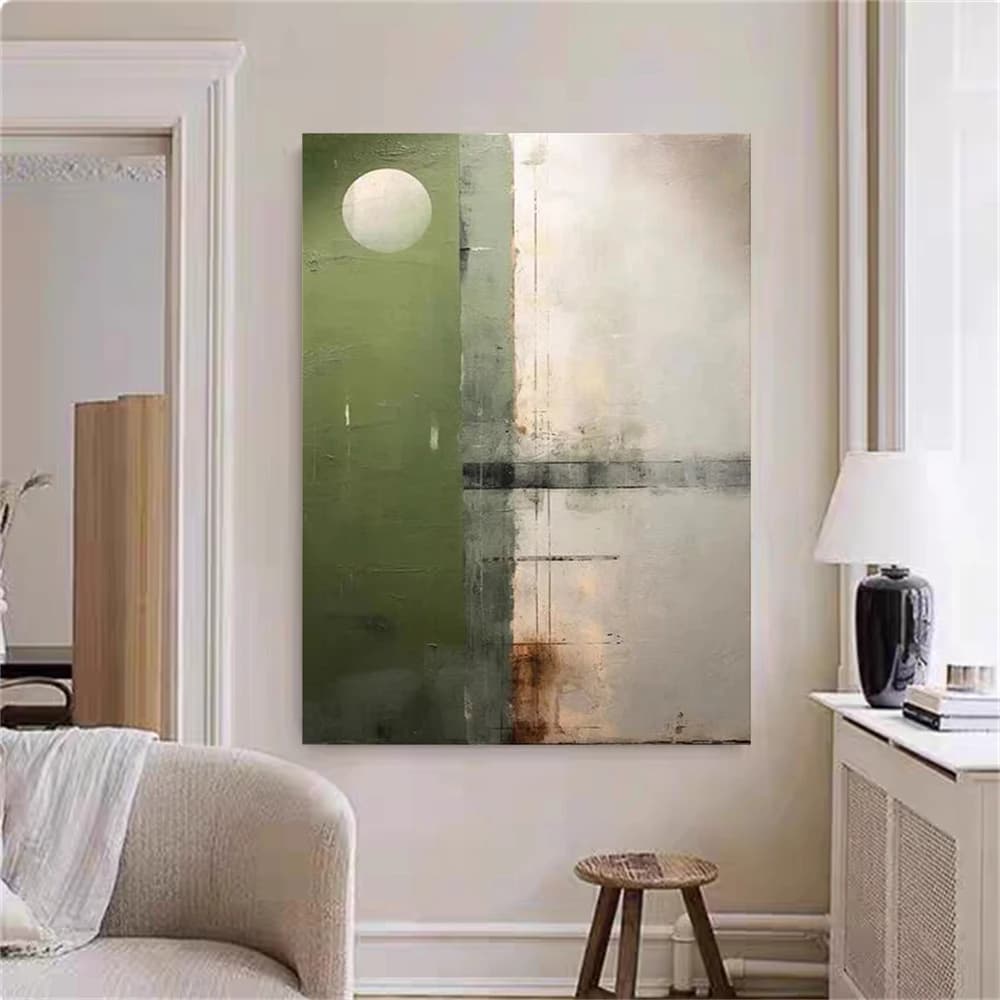 Nordic Abstract Wall Painting Handmand Oil Painting  On The Wall Art Living Room Home Decor Thick Oil Textured Canvas Painting