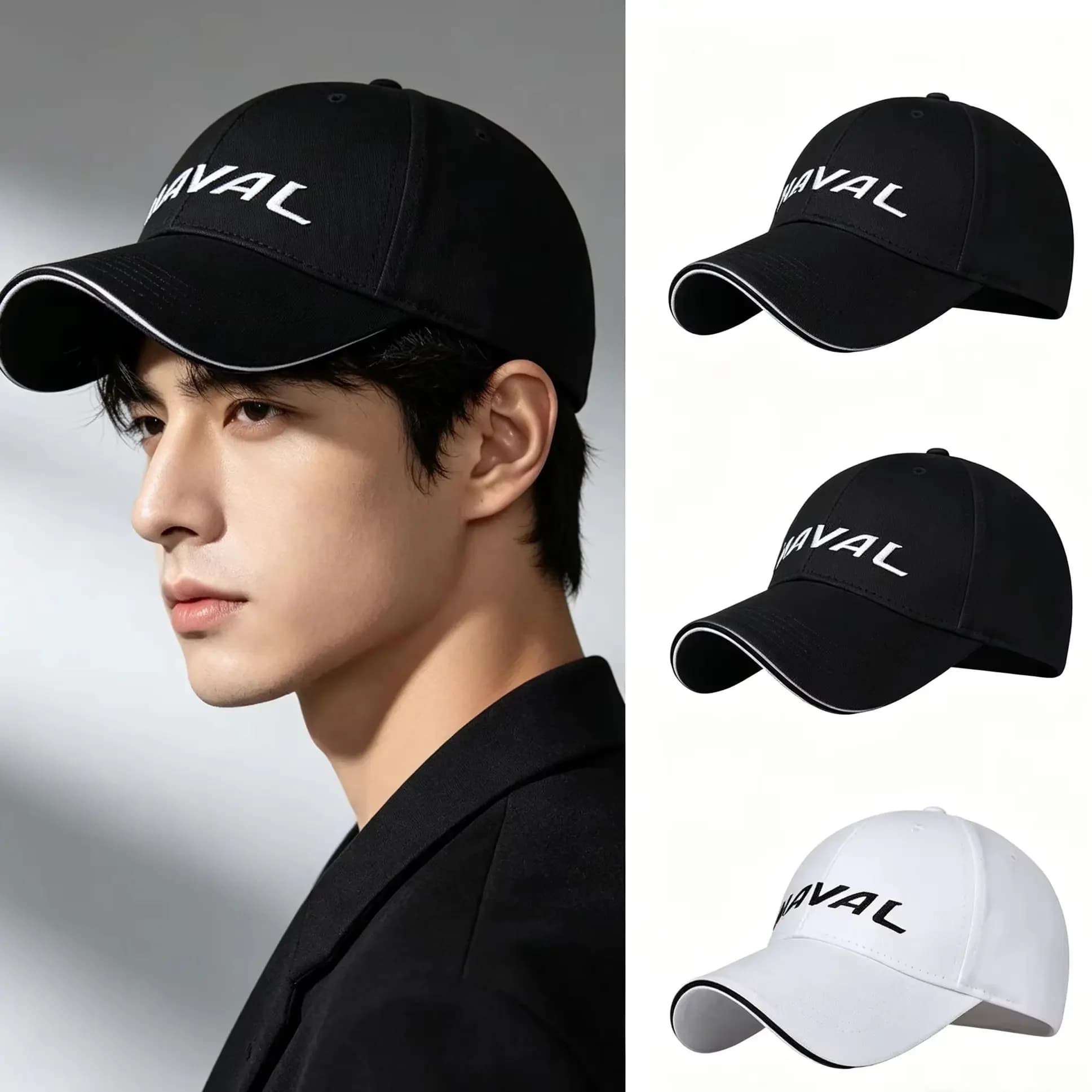 Unisex Adjustable Embroidery Sunshade Baseball Cap for All Seasons Outdoor Sports Fishing Travel Daily Wear Men Women
