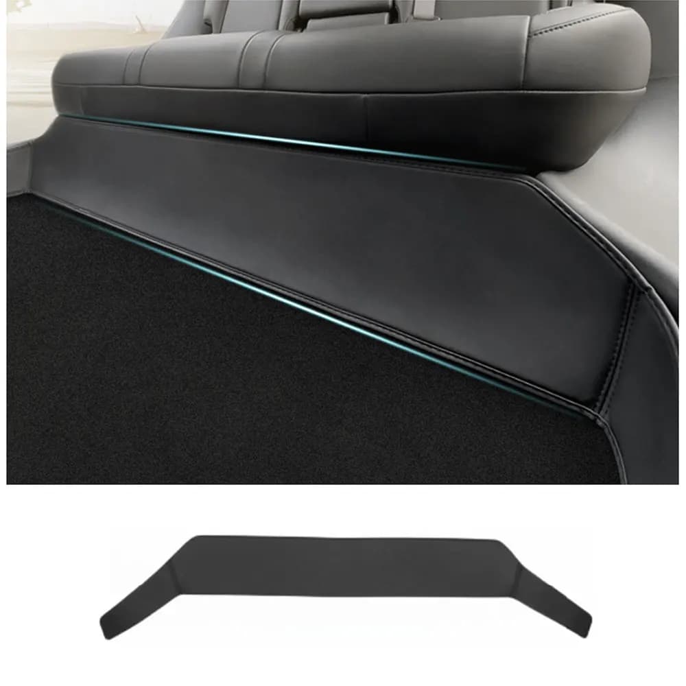 Threshold Anti-Dirty Leather Mat for Tesla Model 3 Highland 2024-2026 Model Y Juniper 2025-2026 Under Rear Seat Anti-Kick Mat