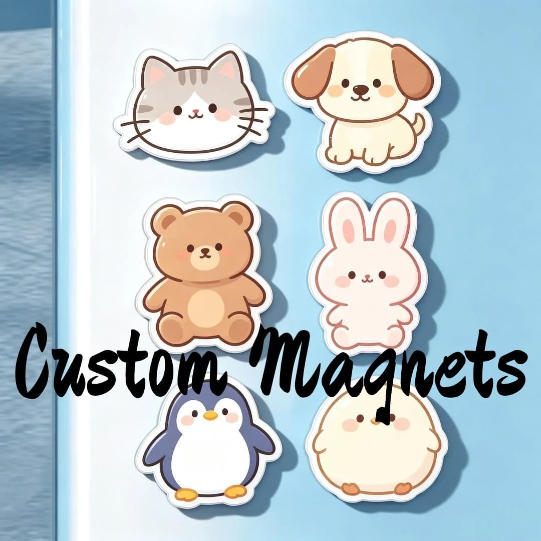 Custom Acrylic Fridge Magnets Personalized Cute Animal Refrigerator Magnet Custom Design Home Decoration Souvenir Gift No MOQ