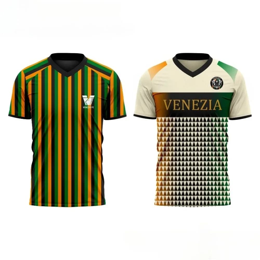 Newest VENEZIA Football JERSEY Supporter Loose Comfortable Fashionable and Popular Football T-shirt for Fans