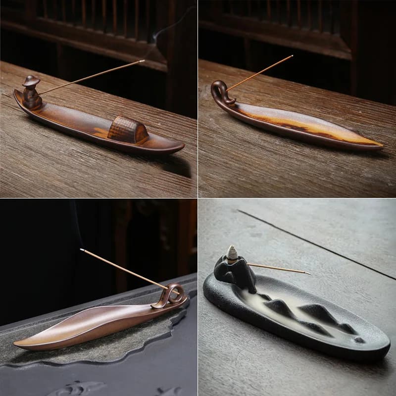 Cz  mountain cloud sea ceramic incense incense multi-function aromatherapy incense burner sandalwood creative ornaments