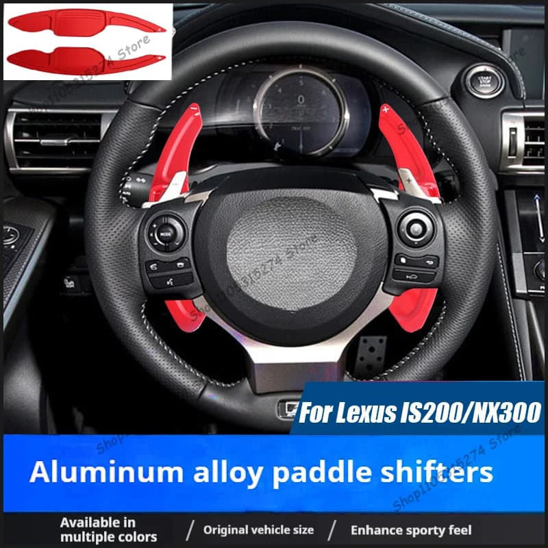 for Lexus Paddle IS200 NX300 RC Steering Wheel Carbon Fiber Shift Paddle Interior Modification