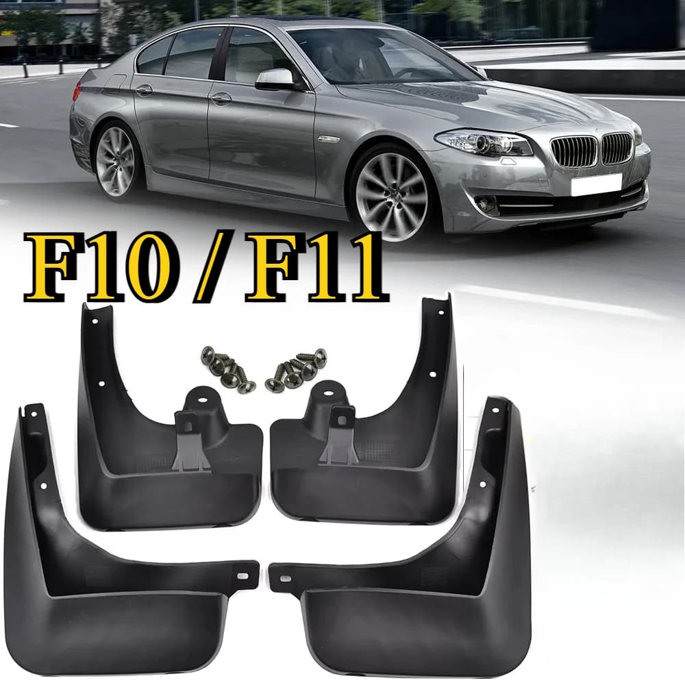For BMW 5 Series F10 Sedan Touring F11 M Sport 2010 - 2016 Mud Flaps Splash Guards Mudguards Front Rear 2011 2012 2013 2014 2015