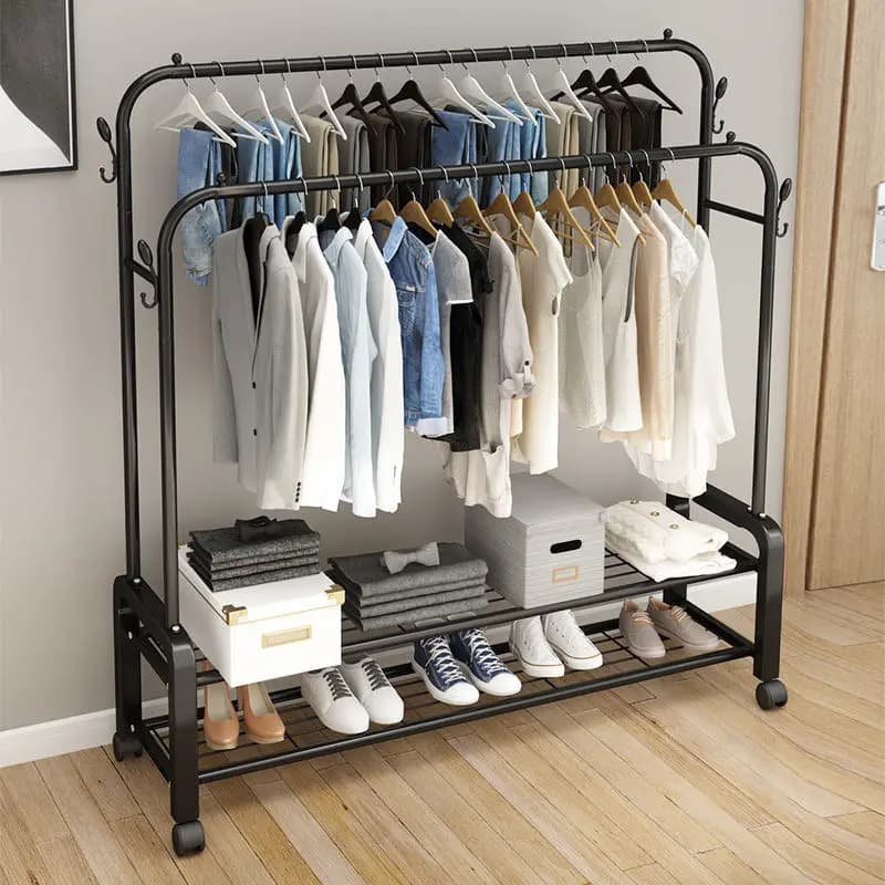 Portable Space Saving Folding Clothes Drying Rack Stand for Small Apartment Dorm Room Indoor Use for Laundry