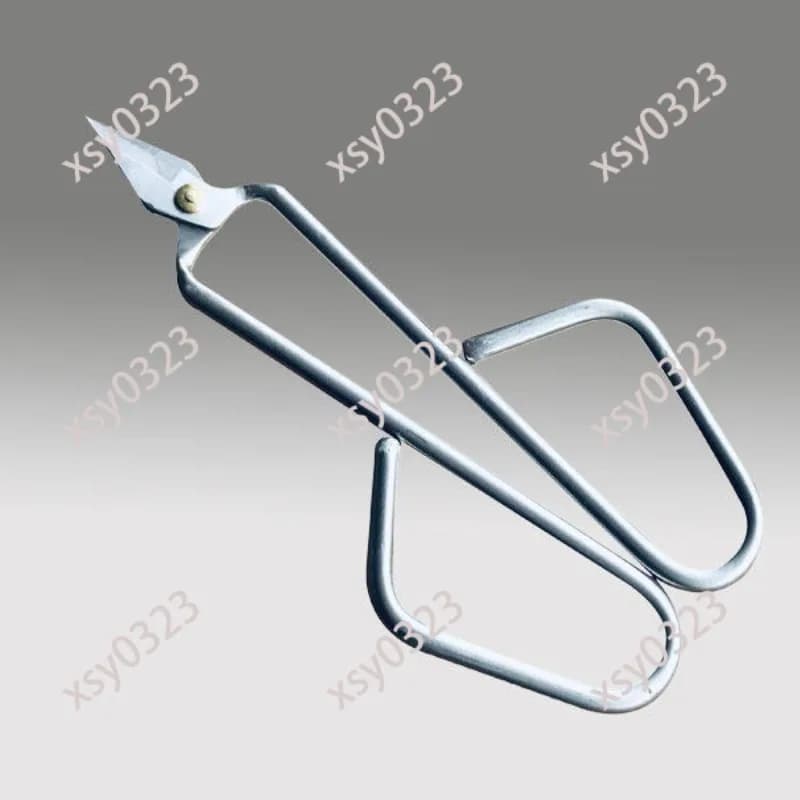 Lampworking Precision Scissors, Pointed Mouth K-type Bubble Diamond Scissors, Duckbill Trimming Tool for Glass Craft