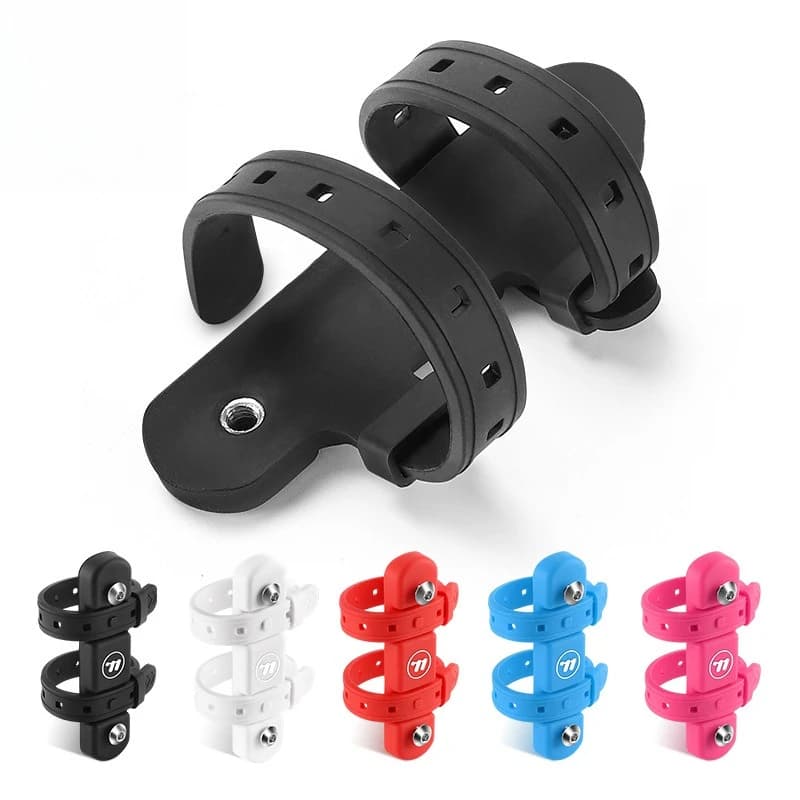Bicycle kettle holder, transfer seat, scooter strap, non-porous body mounting, kettle fixing clip