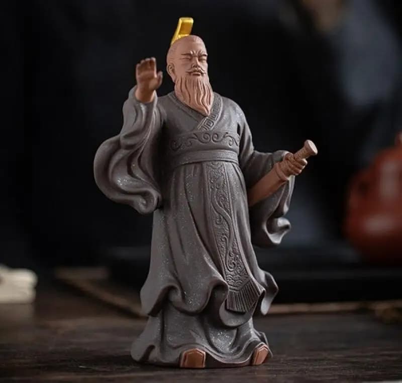 Zi Sha Sand First Emperor Qin Statue Figure Qin Shi Huang Creator Chinese Empire