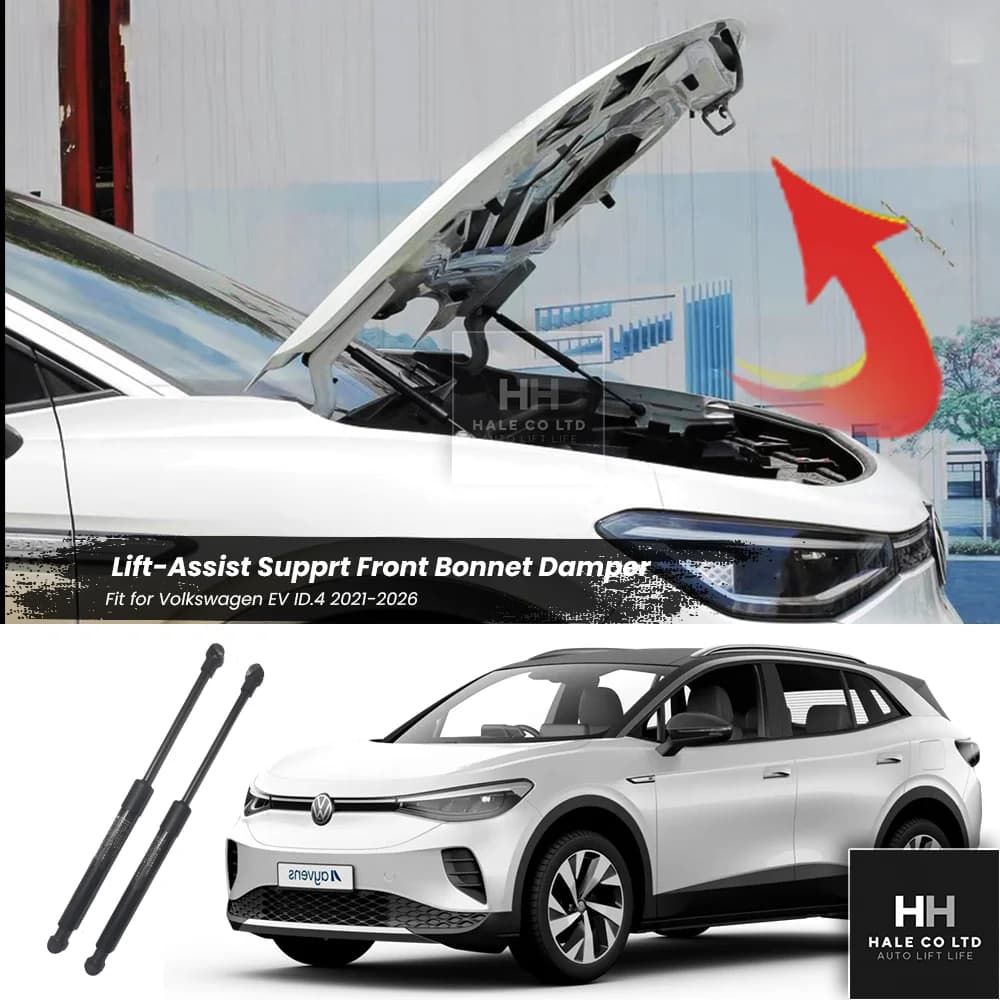 Assit Strut For Volkswagen EV ID.4 2021-2026 Front Engine Hood Damper Lift Support German Strech Bonnnet Gas Spring Auto Tuning