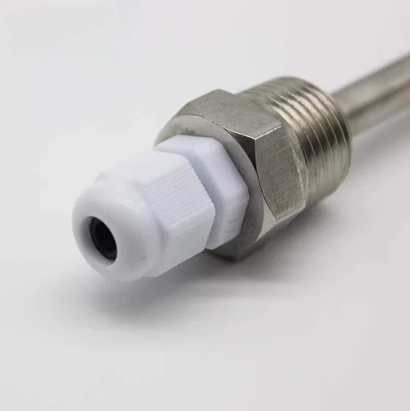4Pcs solar water heater temperature sensing shell probe water tank protective cover stainless steels 4 points threads
