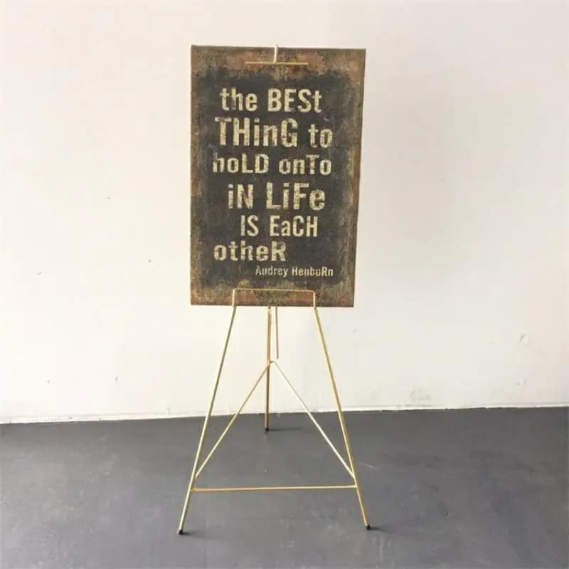 10 pcs European Iron Display Stand Acylic Board for Oil Paintings Wedding Flowers ,Photo Frames , Shopping Mall Opening Props