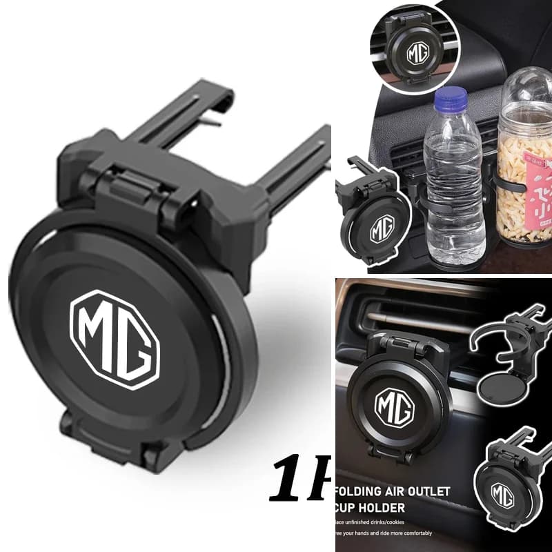 Car Air Vent Water Cup Holder Portable Drink Bottle Stand Bracket Fits MG Cyberster ZS ES5 ONE HS MG3 MG4 EV MG5 MG6 MG7