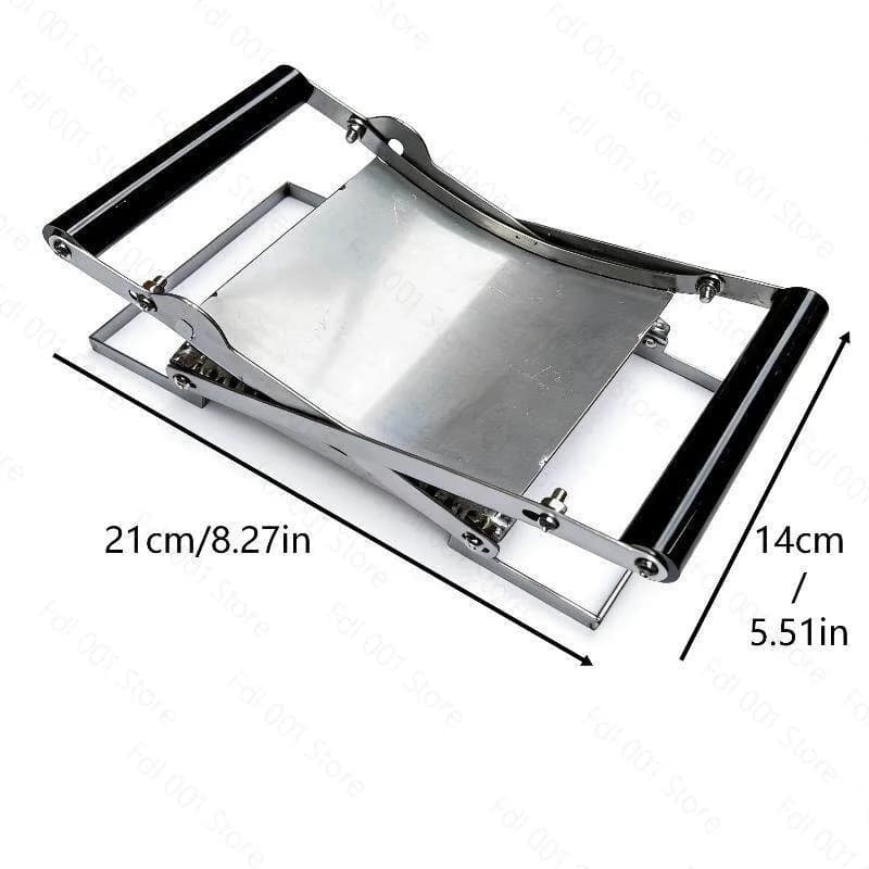Manual Meat Tenderizer Cuber Press Stainless Steel Manual Meat Slicer Handheld Press Tool For Chicken Beef Pork Steaks
