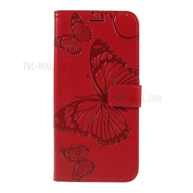 For Huawei Honor 9X (Global) / P Smart Z / Y9 Prime 2019 / Enjoy 10 Plus Wallet Case Floral Butterfly Imprinted Leather Phone Co