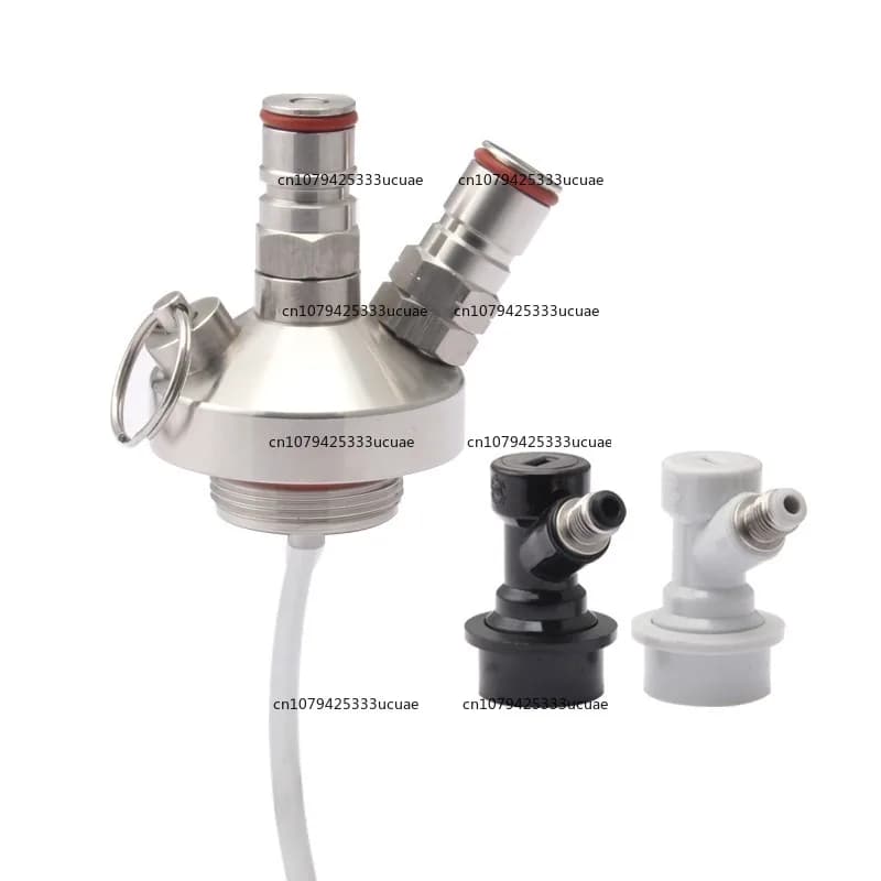 Stainless steel wine dispenser beer keg wine dispenser can be connected to ball lock quick connector