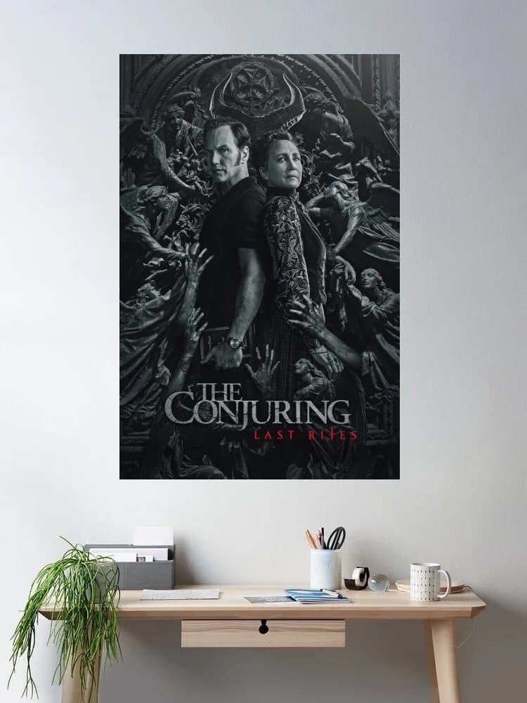 The Conjuring Last Rites Movie, Art Print Silk Poster Home Wall Decor
