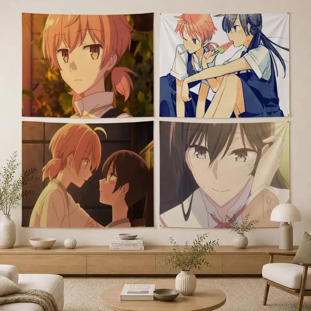 Bloom Into You Flag Digital Printing Banner for Garage Wall Out Door Decoration