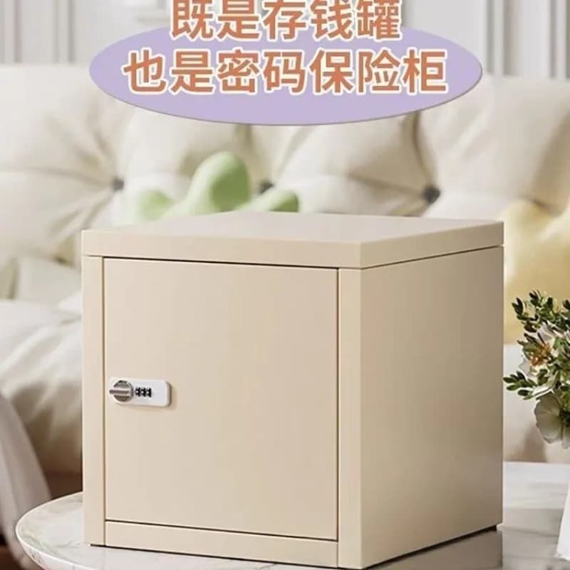 Iron File Cabinet, Office Locker, File Data Cabinet, Under Table Storage, Small Cabinet with Lock Drawer