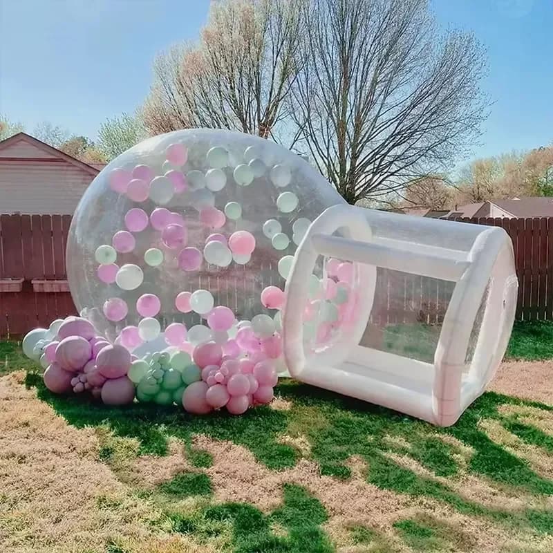 Diameter Transparent Inflatable Castle for Wedding Birthday Celebration and Outdoor Activity Event Party Decoration