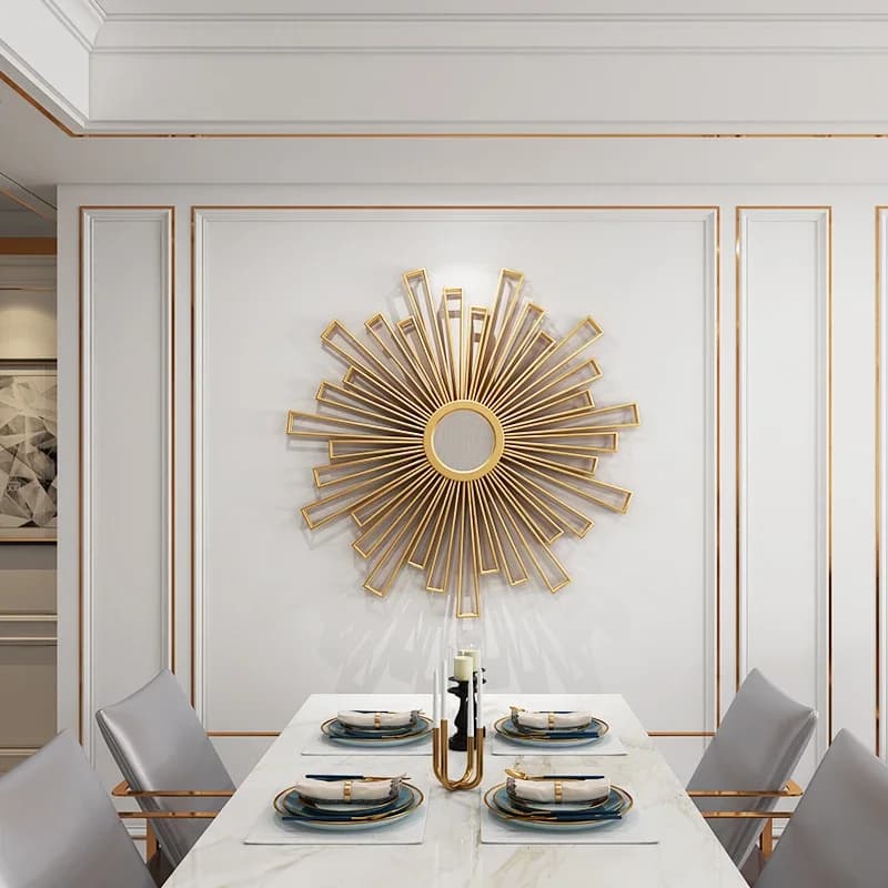 Wall Modern Mirror Decoration Living Room Vanity Aesthetic Nordic Luxury Mirror Irregular Cosmetics Spiegel Wand Home Products