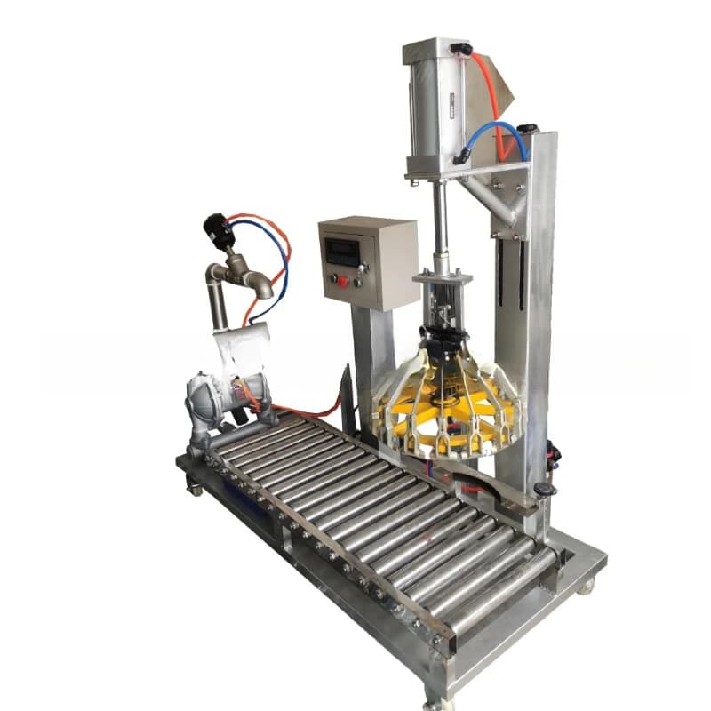 Weighing and filling capping machine, filter filling capping machine, filter filling machine