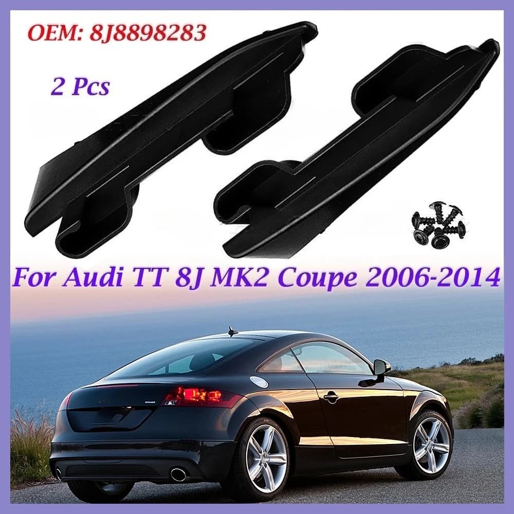 Cubierta de equipaje para maletero trasero de coche, Kit de reparación de soporte lateral de pilar C para Audi TT 8J MK2 Coupe 2