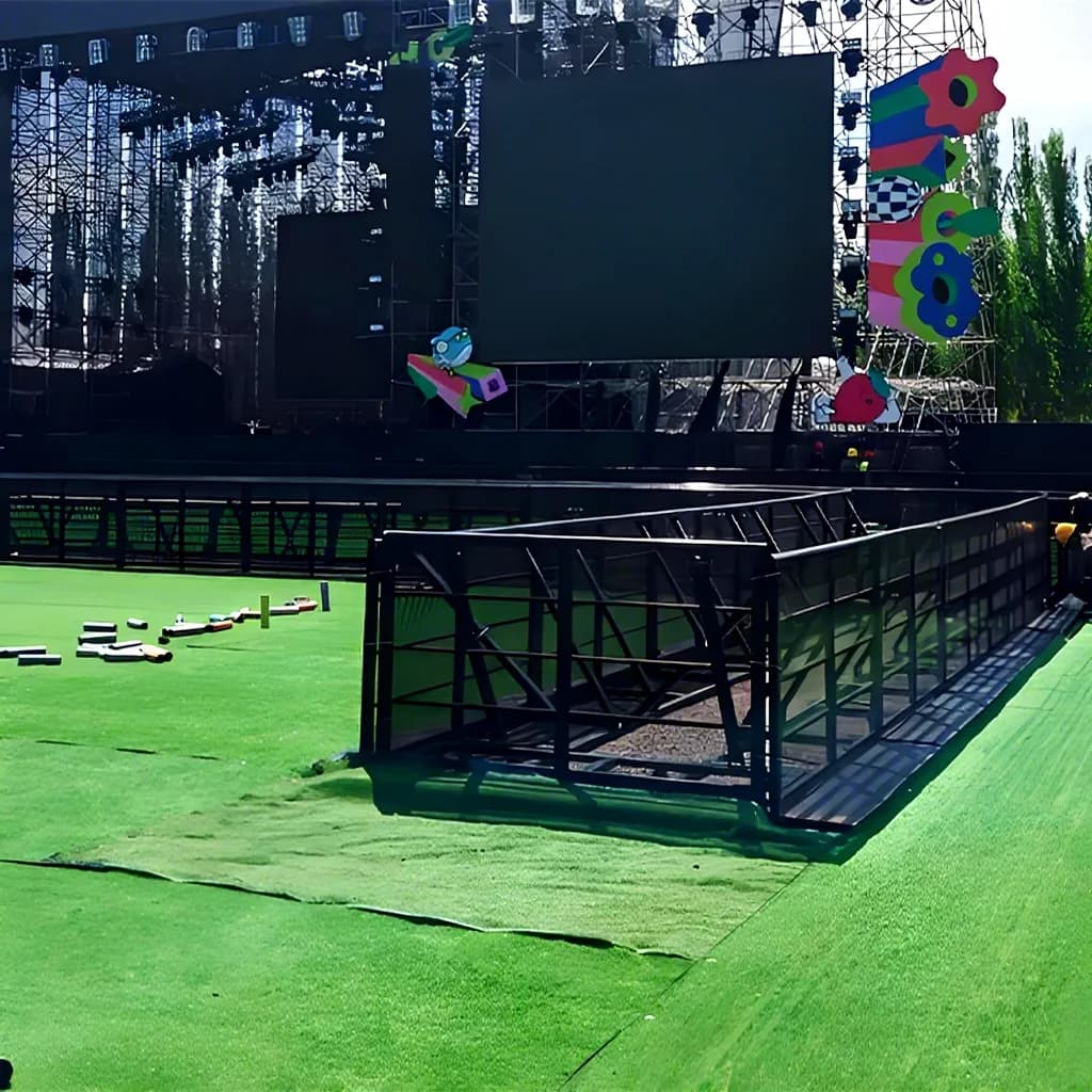 【Wholesale Price】Event Concert Exhibition CE ISO Factory Price Wholesale Black Conveniently Foldable Interlocking Crowd Control