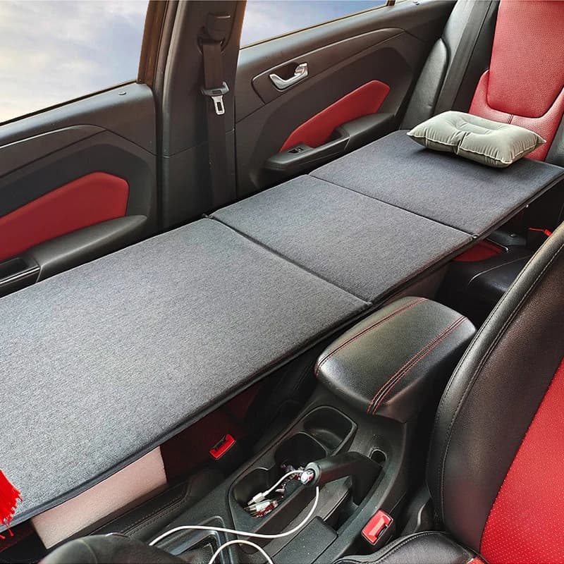 Multi-Function Car Modified Co-pilot Sleeping Camping Portable Folding Bed  Rear Seat  Travel