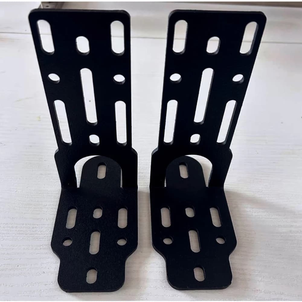 2pcs Side Tent Frame Car Awning Mounting Brackets Luggage Rack Crossbar Side Light Stand Canopy Support Luggage Rack Accessories