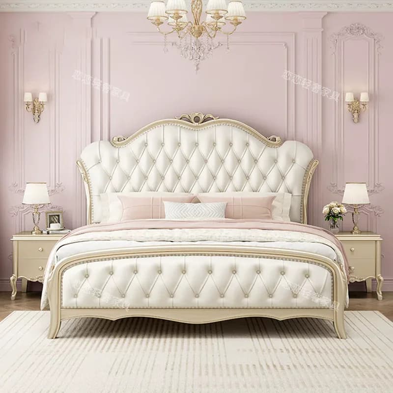 Baby Bedroom Bed Children Luxury Floor Modern Girls Wooden Design Sleeping Princess Bed Mobile Muebles Lounge Suite Furniture