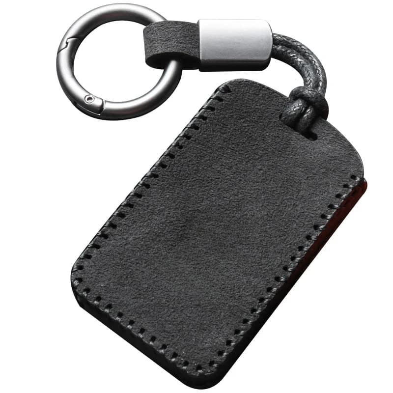 Suede Key Fob Cover Keychian for Mazda 3 Axela, CX-4, CX-5, CX-30, CX-8, and Atenza - Premium Protective Case