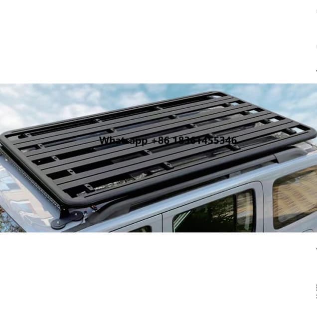 New Cross Bar Frame Steel & Aluminum Alloy 4x4 Universal Trunk Mount Luggage Rack with Durable Easy Install for Retrofit Upgrade