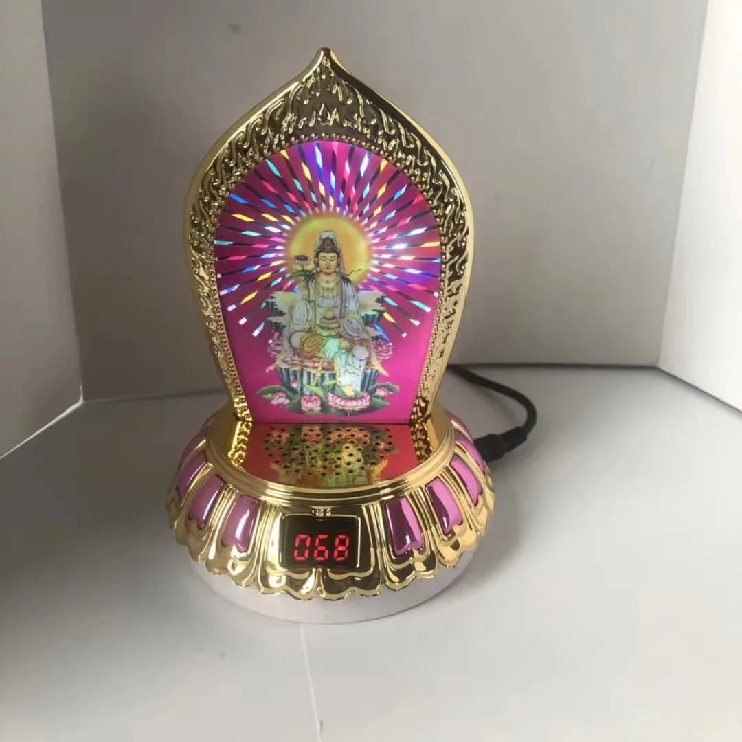 Mini Buddha Machine Guanyin Flash Player 68 Tracks Dual Power Single Loop Music Box