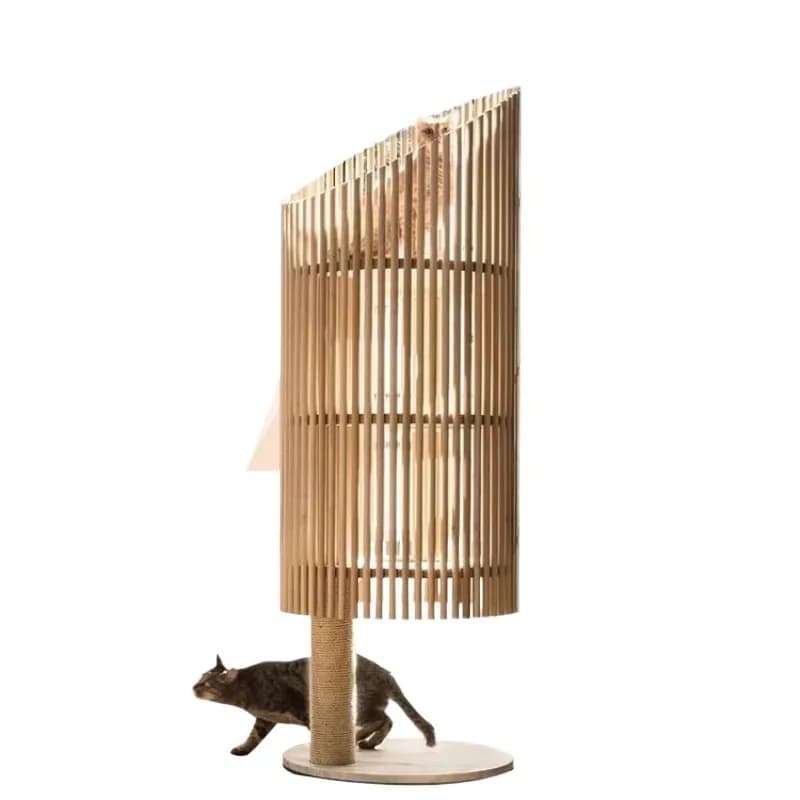 Cat climbing frame, cat nest, tree integrated, universal sisal scratching board in all seasons, wear-resistant and
