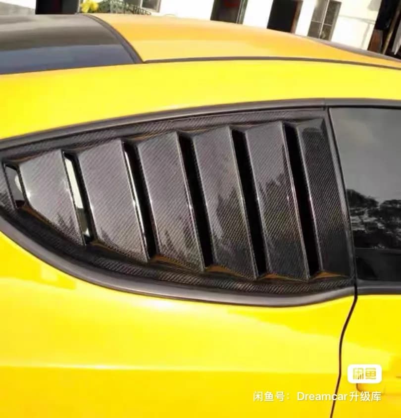 Rear Side Window Louver ABS Window Shutter Exterior Decor Trim Fit For Hyundai Genesis Coupe 2009 2010 2011 2012