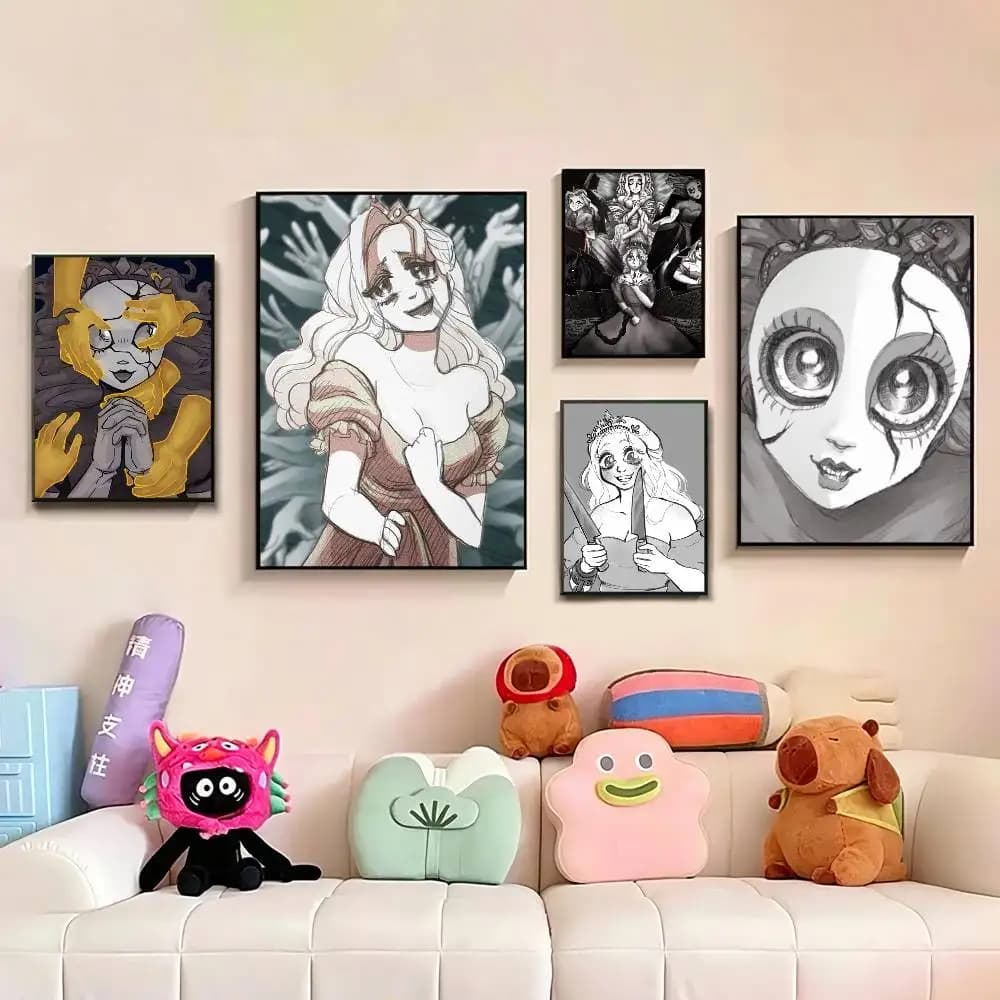 Slay the Princess  Poster Waterproof Wall Art Sticker For Bar Living Room Vintage Decor
